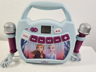 Lexibook RCDK100FZ Portable Karaoke CD Player Microphones Disney