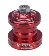 Diatech D-1 FS D-Cup BMX bicycle headset 1 1/8" THREADLESS - RED