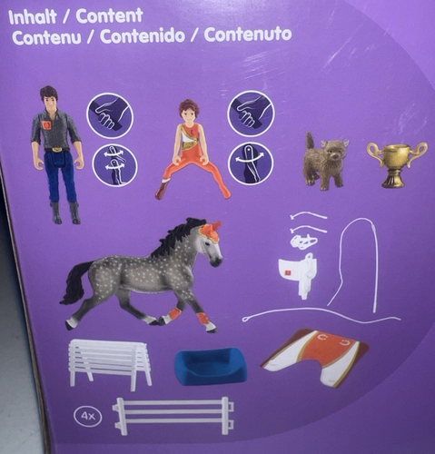 NEW In Box Schleich Horse Club Mia's Vaulting Riding Playset (42443) - Picture 8 of 8