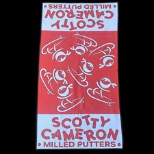 Golf Tour Towel Red White Large Caddy 22 x40 Japan 2x Sided