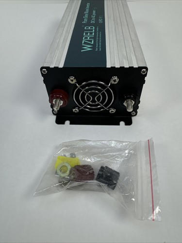 READ 1200W Pure Sine Wave Inverter Power Converter 12V to 120V Truck Camp Car RV - Picture 3 of 3