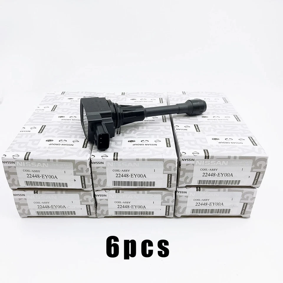 22448EY00A 6 Ignition Coils For Infiniti EX37 FX37 Q40 Q60 Q70 QX70 M56 G37 370Z Foto 4 de 4