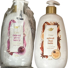 2 Pack Dove Hand Wash Limited Edition Frosted Plum Berry Spiced Chai 12 oz