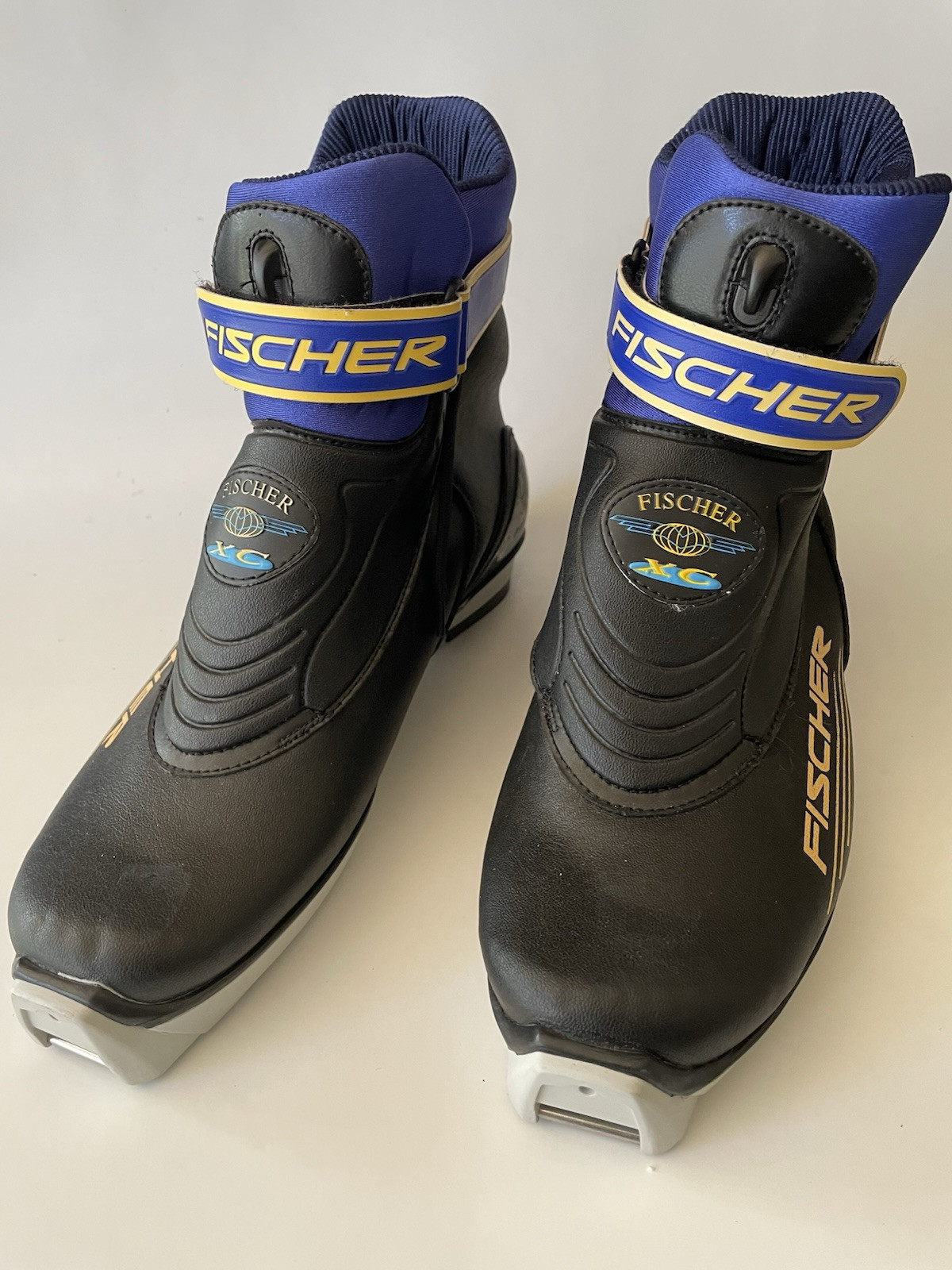 SALOMON Scarponi da sci Fischer XC SNS EU 31 US 8 5 nero blu usati in ottime condizioni