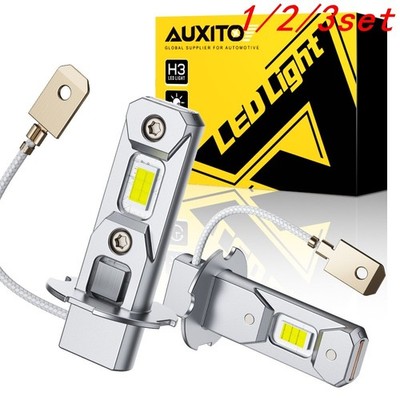 1/2set AUXITO H3 LED Headlight 100W 1000LM Fog Light Bulb White Driving Lamp