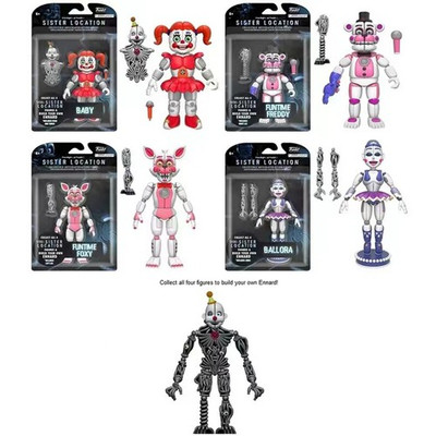 Five Nights At Freddy Ennard Ballora Baby Funtime Foxy 5'' Action Figure USA