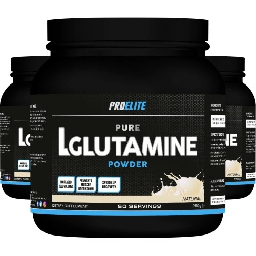 PROELITE L-GLUTAMINE GLUTAMINE 250g 100% Pharmaceutical Grade Amino Acids Powder
