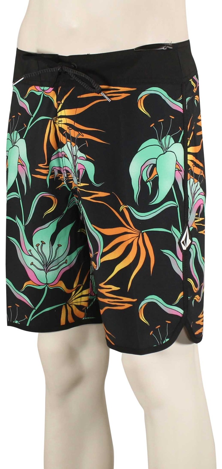 Пляжные шорты Volcom Infuse Scallop Mod 19 - Черно-зеленые - Новинка 11990₽