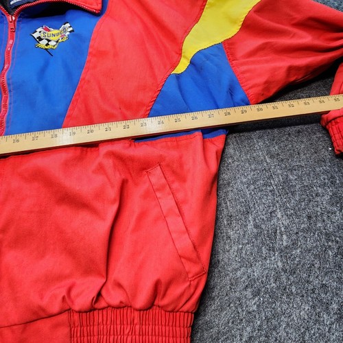 Mens Vintage Sunoco Motorsports Racing Pinnacle Select Lightweight Jacket XL - Picture 8 of 13