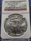 A U.S. Mint 2011 American Silver Eagle 25th Anniv Early Rel NGC MS70