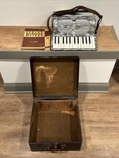 Vintage Morbidoni S5030 Made In Italy Piano Accordion Antique Instrument