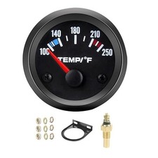 2" 52mm Water Temp Gauge, 100-250  Water Temperature Gauge with LED B0DPDSKTQP