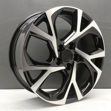 TOYOTA CH-R DYNAMIC 18" ALLOY WHEEL RIM BLACK DIAMOND CUT 42611F4040 GENUINE X1