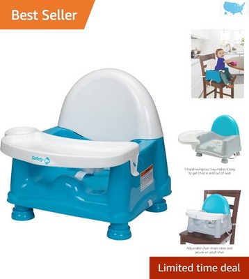 Dishwasher-Safe Easy Care Swing Tray Feeding Booster for Babies - Atlantis Color