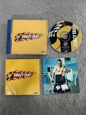Crazy Taxi Sega Dreamcast Video Game Manual PAL