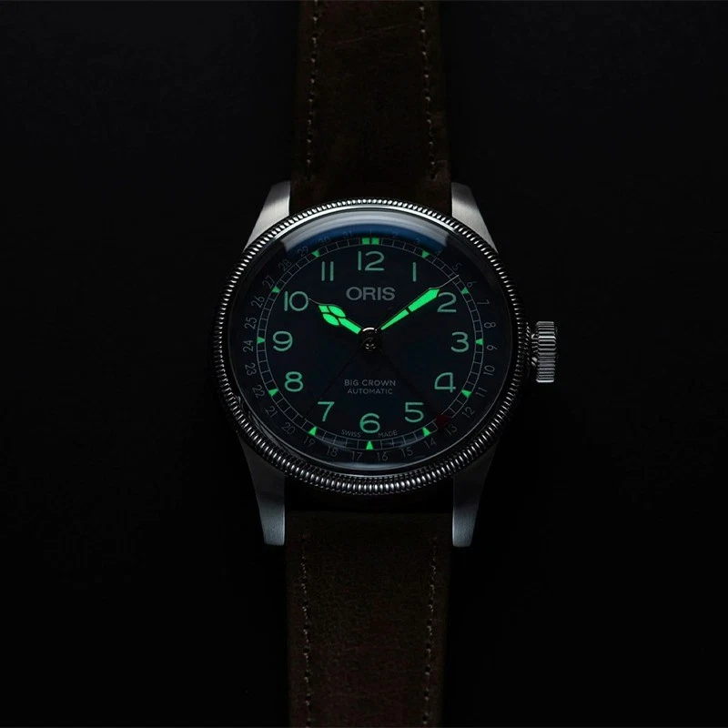 Oris  Big Crown Pointer 40mm Blue Dial Men's Watch 01 754 7785 4065-07 6 20 10 - Image 2 of 4