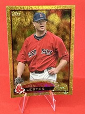 2012 Topps - Jon Lester #10 Gold Sparkle