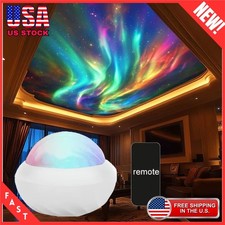 Northern Lights Aurora Projector Night Light RGB Remote USB 360  Rotate