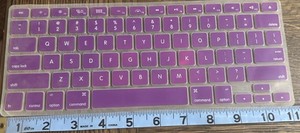 Kuzy Solid Elegant PURPLE Silicone Keyboard Cover Skin