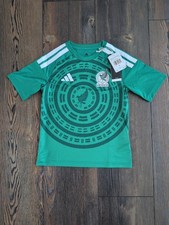 Adidas Mexico Kids Fan Jersey KA4004 Youth Small Home Futbol Kit Retail $45