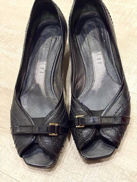 Women Maria Pino Heels Black Leather 39