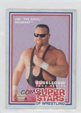 1989 MSL Bubble Gum Super Stars of Wrestling Series 2 Jim Neidhart The Anvil 0w6