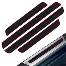 4PCS Car Door Sill Protector, Car Door Edge Guards, Anti 4cm wide Red Edge