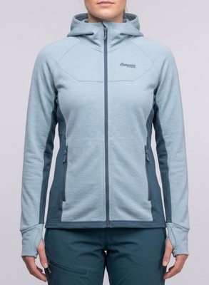Bergans Jacke Cecilie Merino Wolle Funktionsjacke Damen Gr.S 36 Hoodie 156791