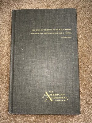The American Appraisal Company  A COLLECTION OF EDITORIALS 1966