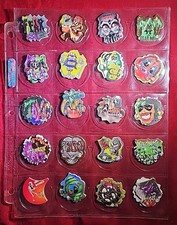 VINTAGE 90s MILK CAP POGS LOT 21 RARE DIE-CUT