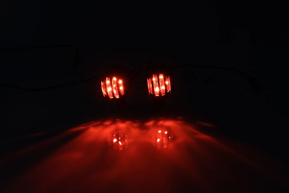 Мотоциклетные пулевые указатели поворота мигающие желтые красные лампы для Suzuki Savage - Изображение 3 из 4