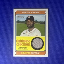 2023 Topps Heritage High Number - Clubhouse Collection Relics Yordan Alvarez...