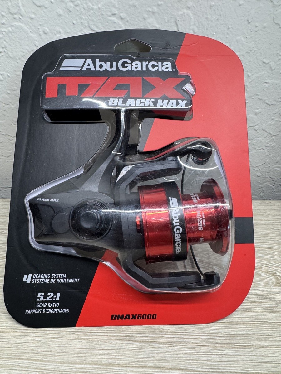 AbuGarcia black MAX 6600W　中古 Abu Garcia BLACKMAX 3 Left Handed Baitcaster Fishing Reel Black
