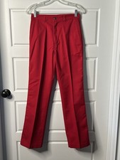Vintage Y2K-Red Women Dee Cee Casual Pants 1970's Rare New Old Stock USA