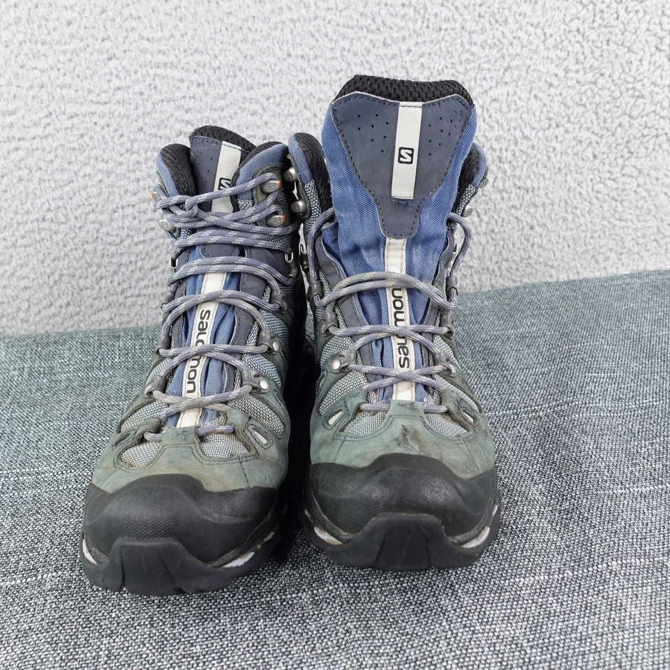 Salomon Quest 4D GTX Botas de Senderismo para Hombres 8.5 Verde Azul Duradero Contagrip Mujer 10 Foto 2 de 4