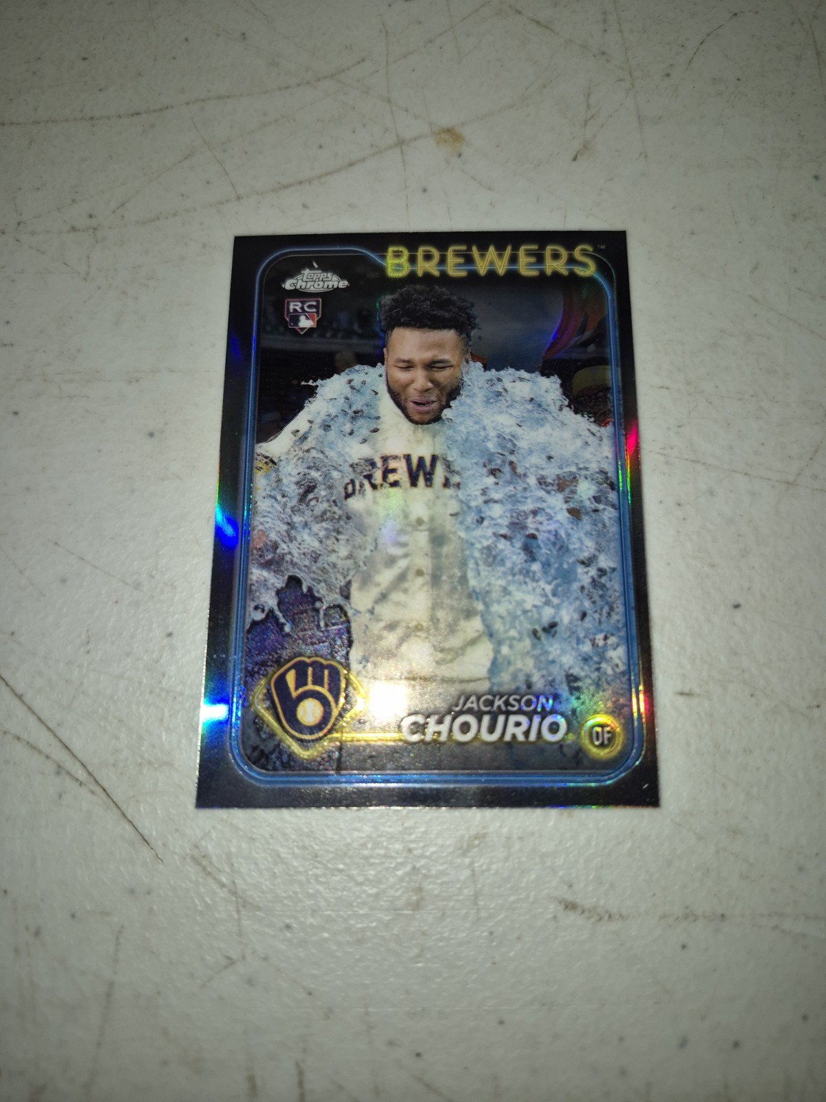 2024 Topps Chrome Update Series - Image Variation Jackson Chourio #USC18 (RC)