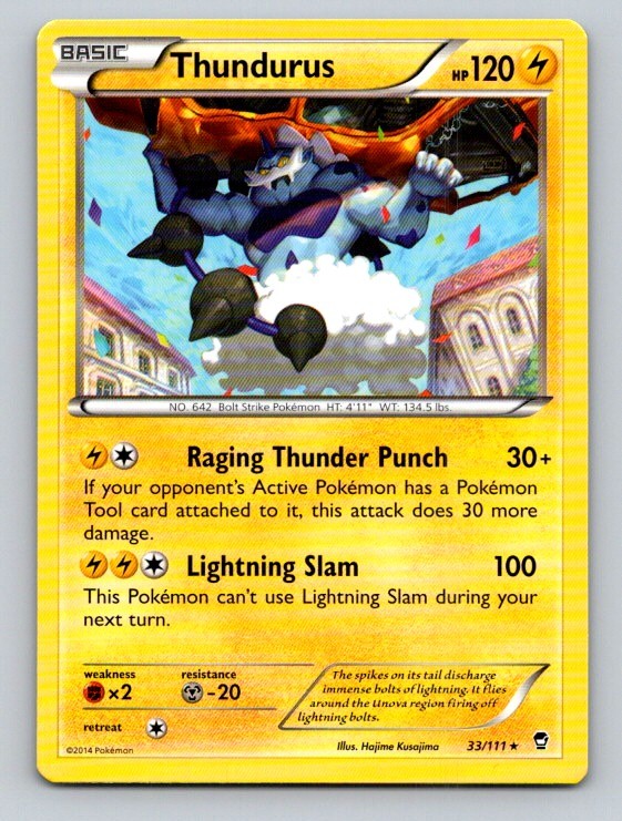 Thundurus Rare XY - Furious Fists 33/111 LP