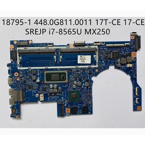 For HP 17-CE i7-8565U N17S-G2-A1 Laptop Motherboard 18795-1 448.0G811.0011 *vv