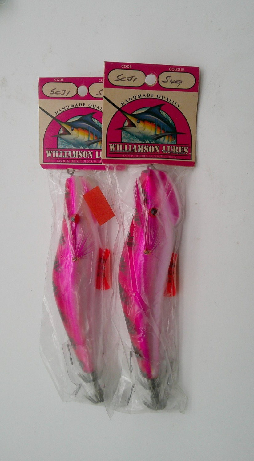 Lot of 7 Fishing Accessories Trolling Lures & Shrimp Chokka Jig *New, Sealed* - Image 2