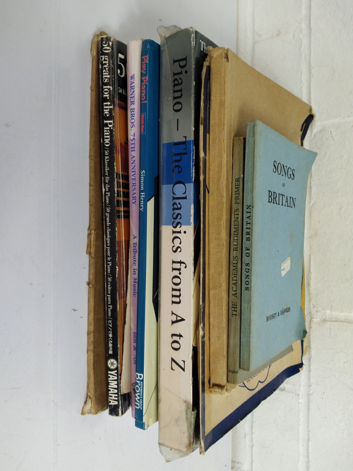 Joblot Of Various Music Books, Sheet music, Music Educational, Song Collections