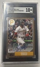 2022 Topps Oneil Cruz 1987 Auto Gold /50 #87BA-OC Rookie RC SGC 10 GEM MINT