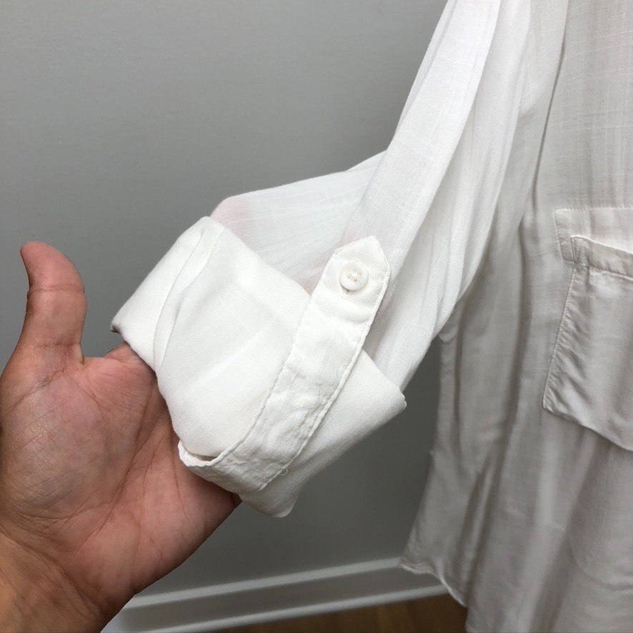 Bella Dahl Split Back Button Down Top Blouse Wome… - image 11