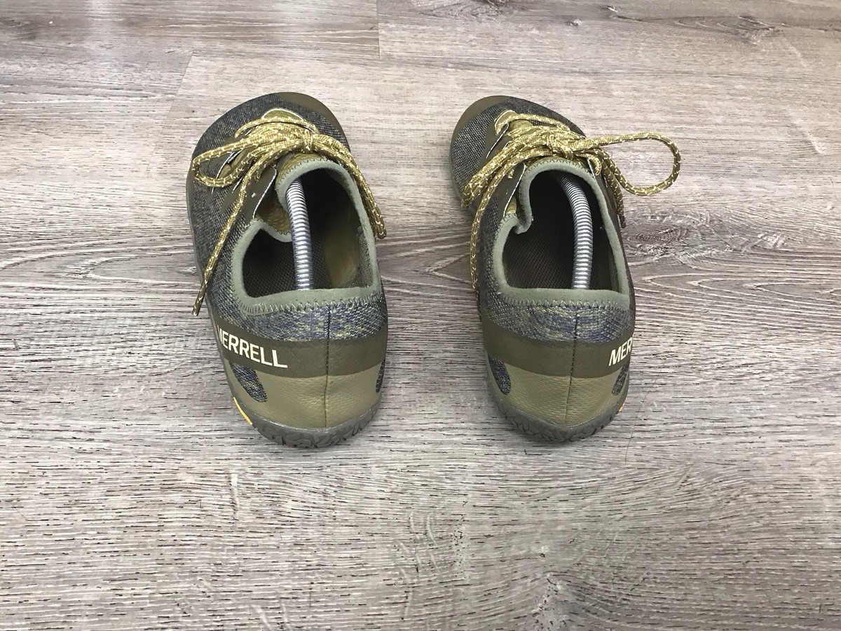 Merrell Shoes Mens 15 Olive Green Vapor Glove 5 Barefoot Minimalist Vibram Sole Merrell Trail Glove Sneakers for Men for Sale - Shop Men main image 3