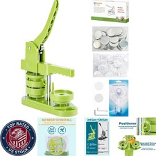 58mm DIY Button Maker Machine - Create Custom Badges with 100 Parts  Pictures