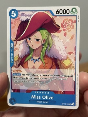 Miss Olive OP16-050 UC One Piece TCG OP16 The Time of Battle NM