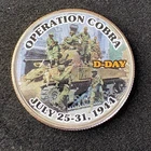 Colorized Kennedy Half Dollar D-Day Operation Cobra Free Shipping