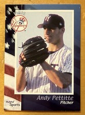 2002 Tampa Yankees Multi-Ad #24 Andy Pettitte Deer Park Texas TX NM-MT+ Rare