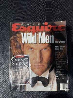 1991 OCTOBER ESQUIRE MAGAZINE - JEFF BRIDGES 