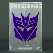 TRANSFORMERS #1 Cvr B Reprint Sound Chip Foil Starscream Image Comics 2025