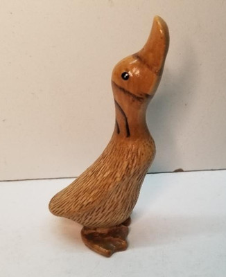 DCUK - Hand Carved Wooden Duck Figure - Original Duck Company  - 4 inches